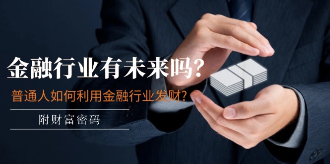 公众号付费文章：金融行业有未来吗？普通人如何利用金融行业发财?(附财富密码)-前沿谈项目