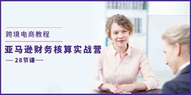 跨境电商教程：亚马逊财务核算实战营（28节课）-前沿谈项目