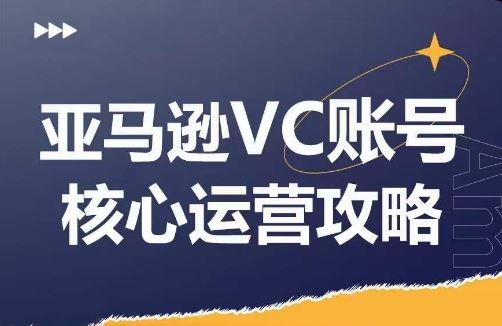 亚马逊VC账号核心玩法解析，实战经验拆解产品模块运营技巧，提升店铺GMV，有效提升运营利润-前沿谈项目