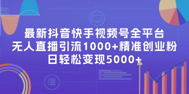 （11970期）最新抖音快手视频号全平台无人直播引流1000+精准创业粉，日轻松变现5000+-前沿谈项目