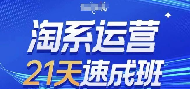 淘系运营21天速成班(更新24年8月)，0基础轻松搞定淘系运营，不做假把式-前沿谈项目